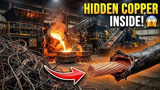 What Happens To Old Copper Wires? | Massive Recycling Factory Process