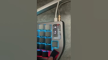 QMK OLED - Spaceship Battle animation