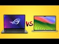 Testing out windows vs macbook gaming  rog g14 vs m3 pro