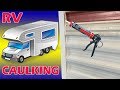 RV caulking, how to stop leaks on corner rails / best caulk to use