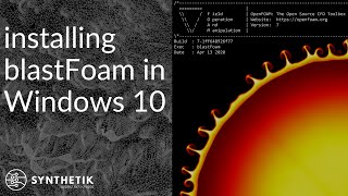 blastFoam: How to install and run a simulation in Windows 10 screenshot 4