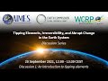 Discussion series tipping elements irreversibility and abrupt change in the earth system 1