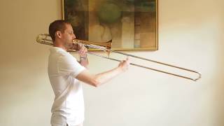 E Chromatic Scale - Trombone