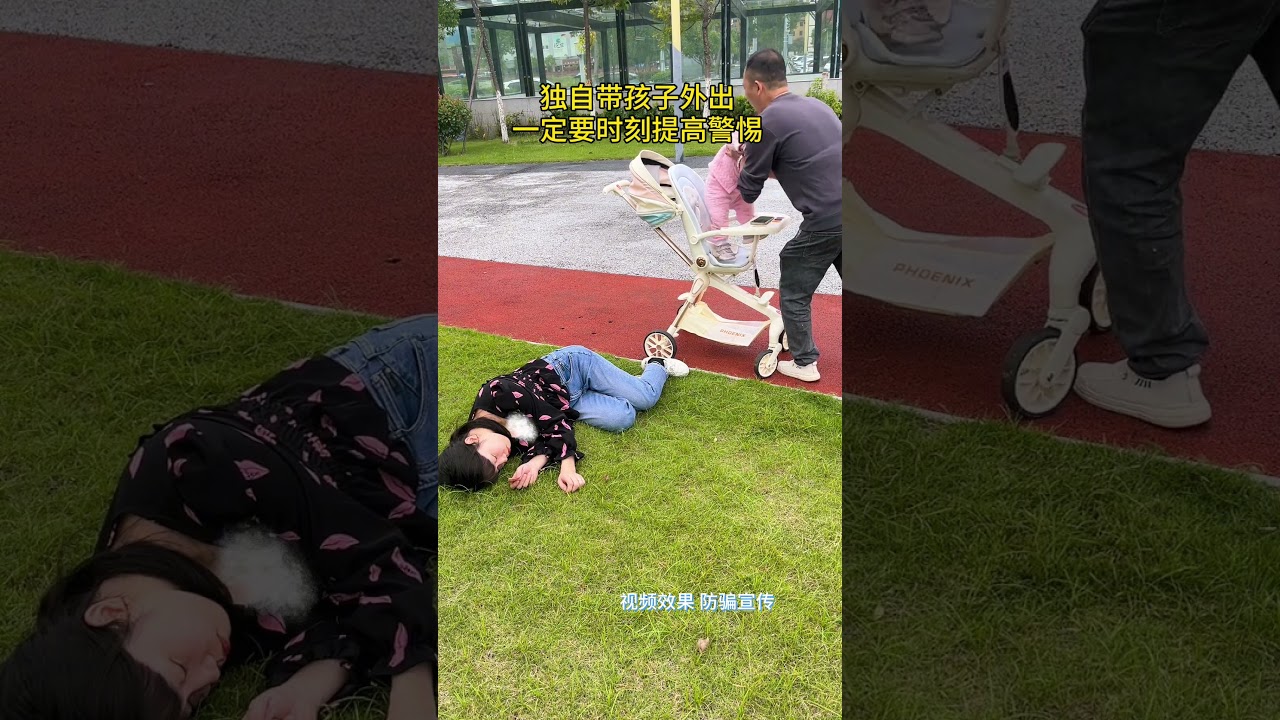 When taking your child out alone, be sure to be careful of temptations and never pick up things