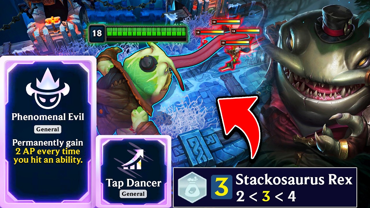 Phenomenal Evil Tahm Kench God Roll: TRIPLE STACK = INFINITE AP + MEGA TANK