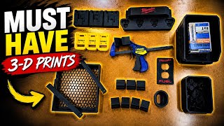 Seven 3D Printed Items For Your Shop