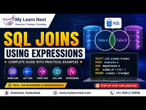 SQL JOINs Using Expressions Explained | Easy & Practical Tutorial