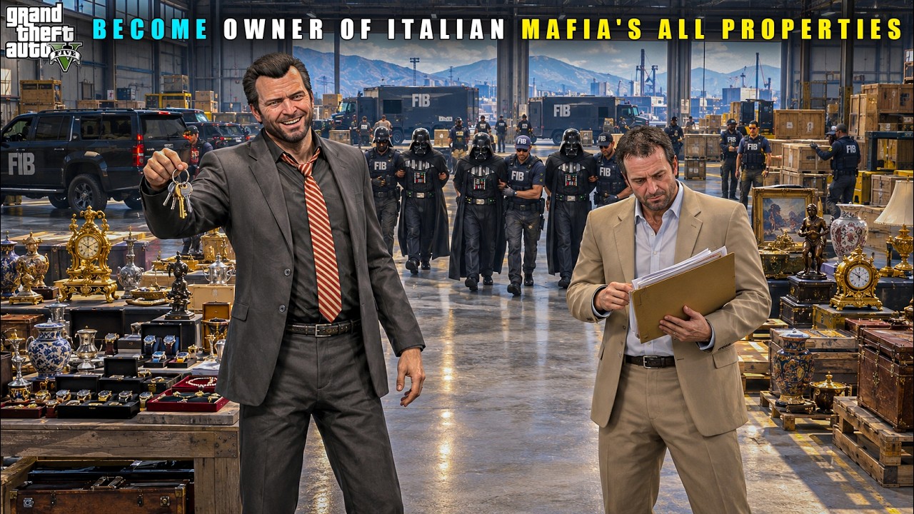 GTA 5 : MICHAEL BECOME OWNER OF ITALIAN MAFIA'S ALL PROPERTIES || BB GAMING