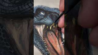 Art Advent Calendar - Indoraptor - Dinosaur Painting