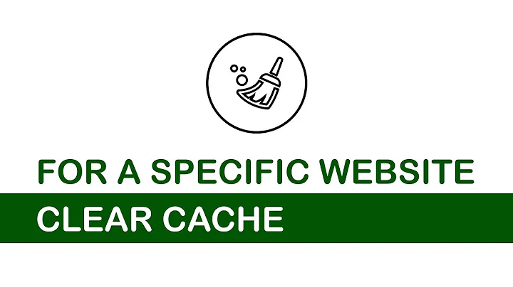 Clear cache for a Specific Website in Chrome