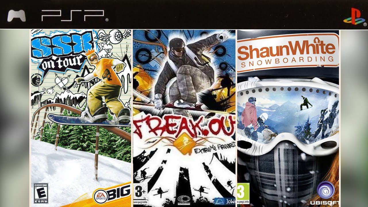 Snowboarding & Skiing Games for PSP YouTube