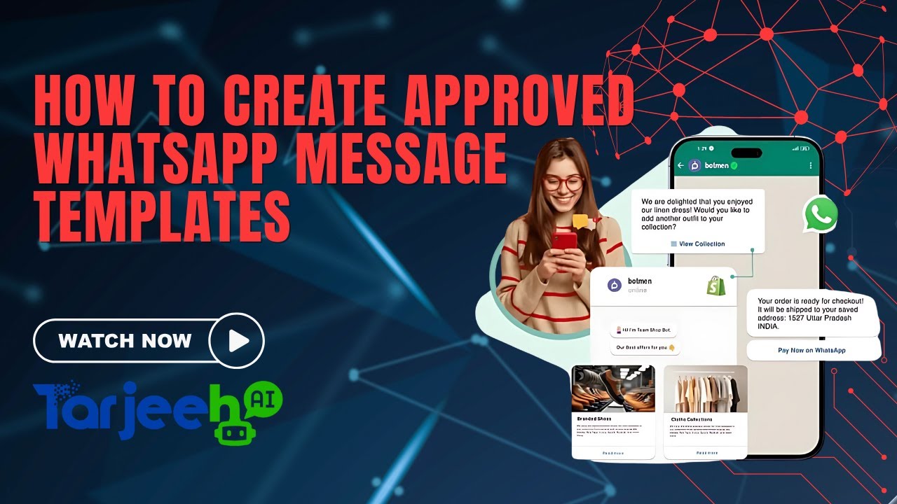 How to Create Approved WhatsApp Message Templates (Tarjeeh AI Tutorial ...
