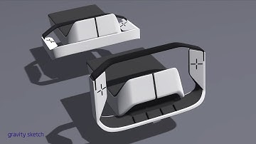 Gravity Sketch EV Truck Interior Update: Steering Wheel Redux