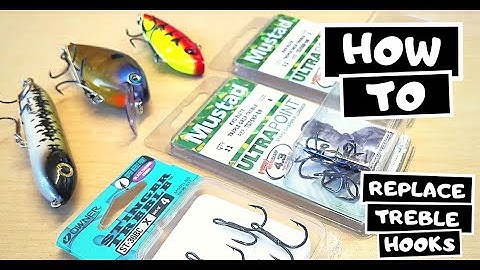 How to Replace Treble Hooks - How to Use Split Ring Pliers - Changing Hooks on Fishing Lures