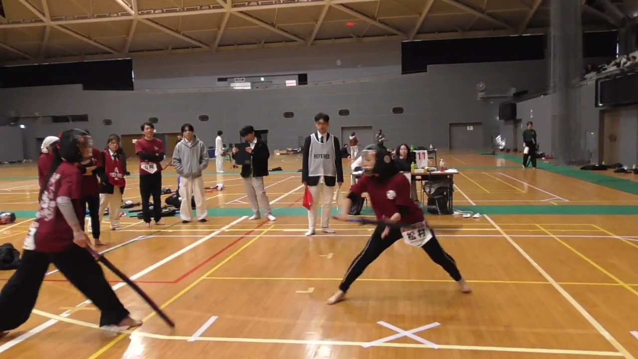 女子長剣FA 3位決定戦 td187松村明璃 td283今井珠詠 - YouTube