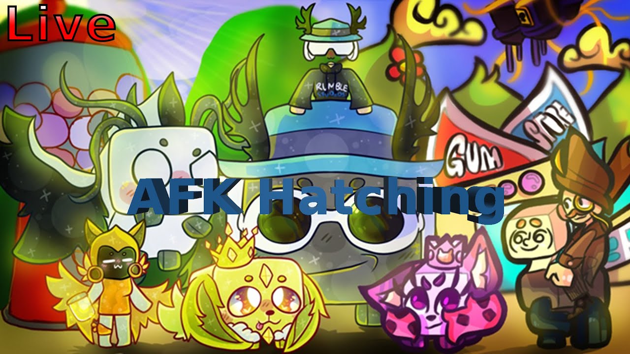 AFK Hatching  🐰 Easter Event 🐰🔴Bubble Gum Simulator NEW UPDATE 74 (Roblox) #24