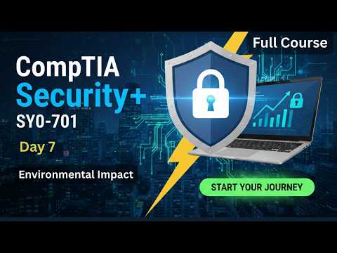 CompTIA Security+ | Environmental Impact Made Easy | Exam Ready Concepts | Day 7