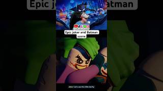 Epic joker and Batman scene in Lego Batman legacy of the dark knight