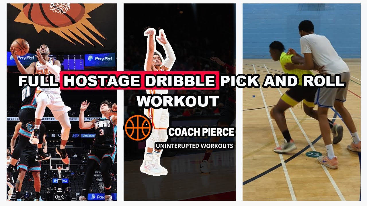 Full playing Vs DROP COVERAGE (hostage dribble)  workout UNINTERRUPTED