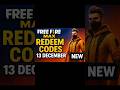 Free Fire Max Redeem Codes Today – 13 December 2025 | Free Diamonds &amp; Skins | #shorts #freefire #ff