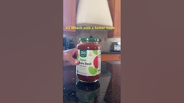 FAST FIX 💪 Open a STUBBORN Jar Lid #homehacks #shorts #lifehacks #simplecooking