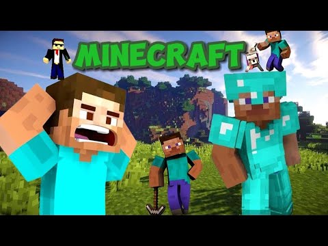 Minecraft survival series part-2.🤓🤓 finding diamonds and making full ...