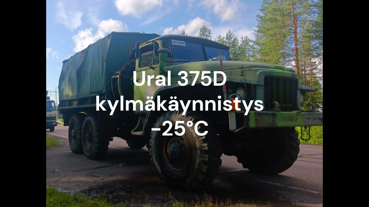 Cold Start Lada Vesta, Uaz 3741, Ural 375D