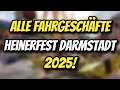 ALLE FAHRGESCHÄFTE auf dem Heinerfest in Darmstadt 2025!
