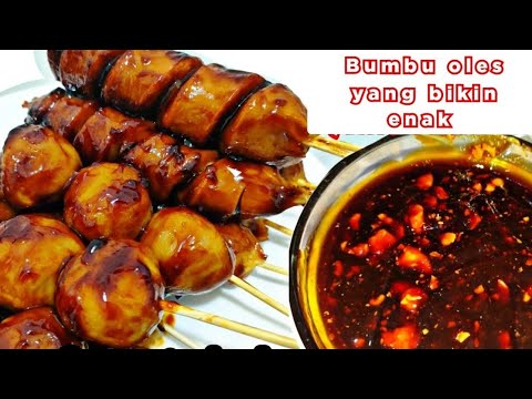 BAKSO & SOSIS BAKAR pake bumbu oles ini enak banget !!