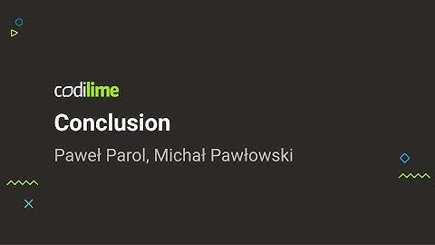 PoC conclusion | Service Function Chaining for Cloud-native Network Functions