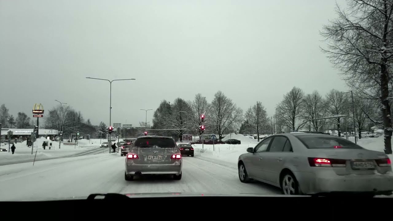 🇫🇮 Driving in Finland #02 II Lappeenranta II ⁴ᴷ⁶⁰