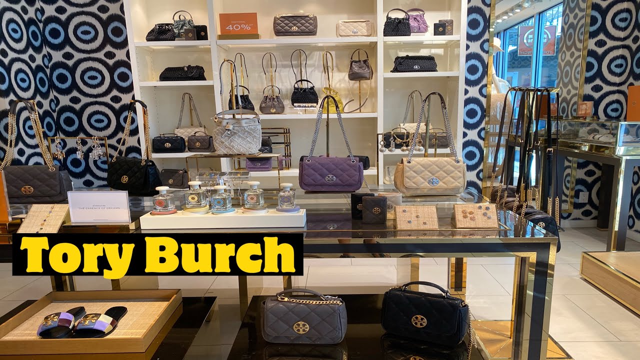 TORY BURCH OUTLET STORE ~ BAGS, WALLETS, SHOES ~ SALES AND CLEARANCE ~ SHOP  WITH ME #toryburch - YouTube