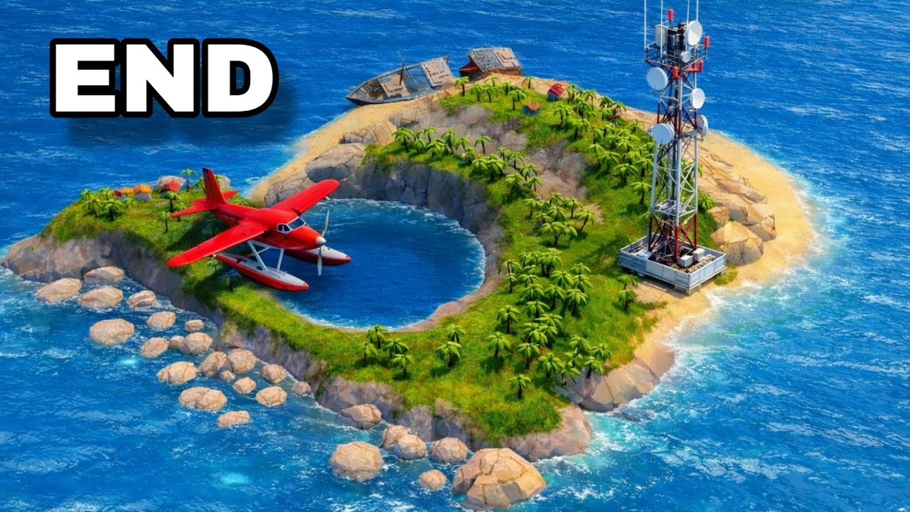 RAFT SURVIVAL Gameplay New Update | Raft survival Ending 