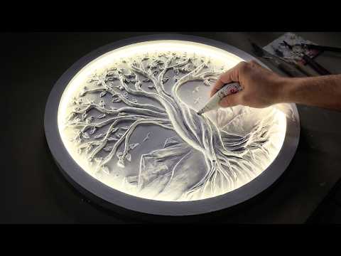 DIY Amazing Glowing Decor: Transform Your Walls! 🤩 | Step by Step