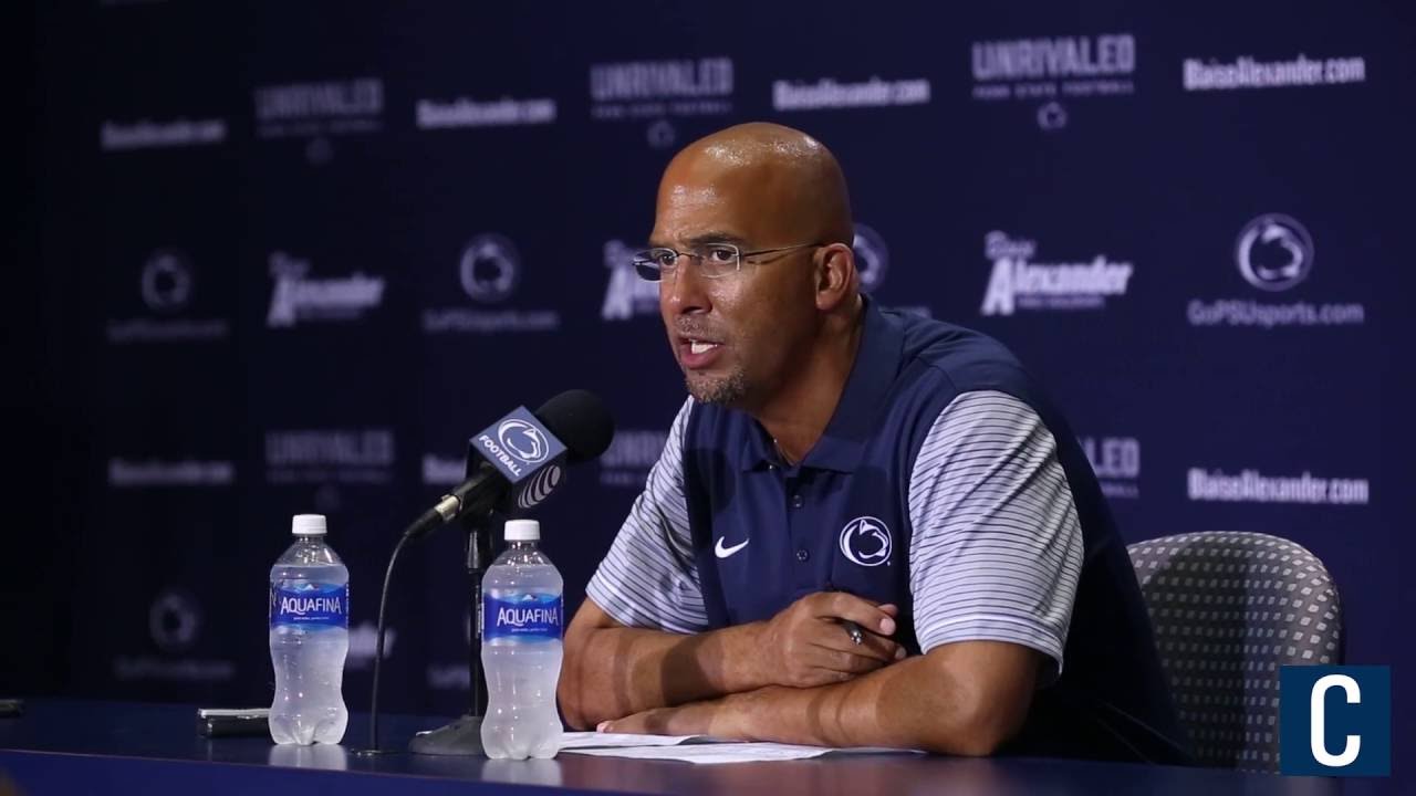 Penn State vs. Kent State | James Franklin post-game comments - YouTube