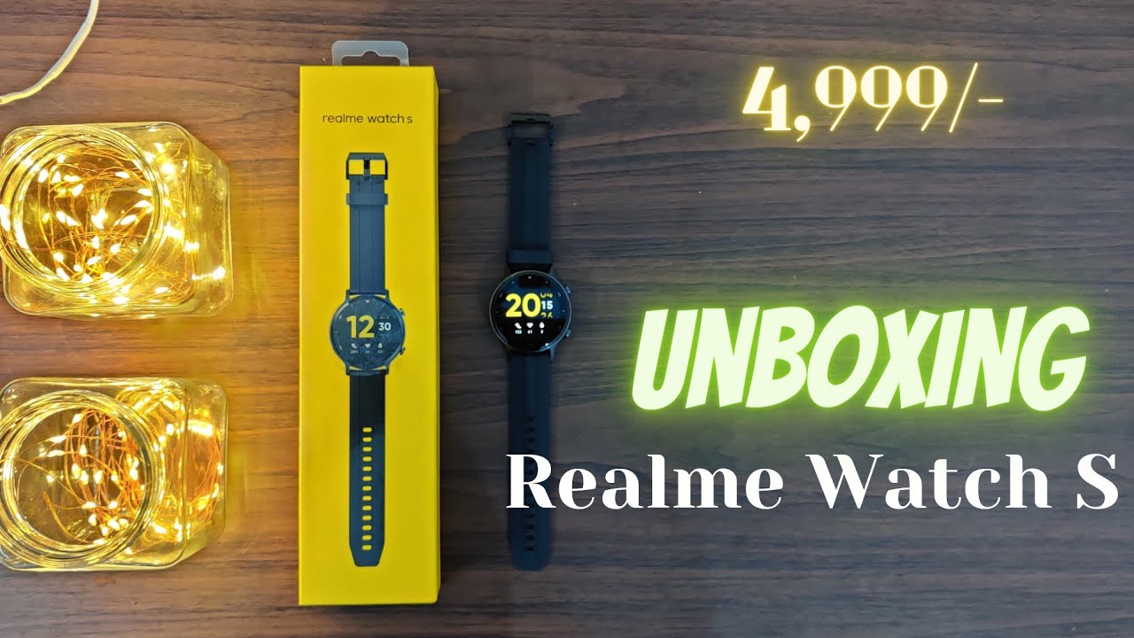 REALME Watch S Unboxing & first impressions!! Best budget smartwatch