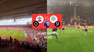 Southampton vs Leicester City Vlog | 9-0 Thrashing 😭