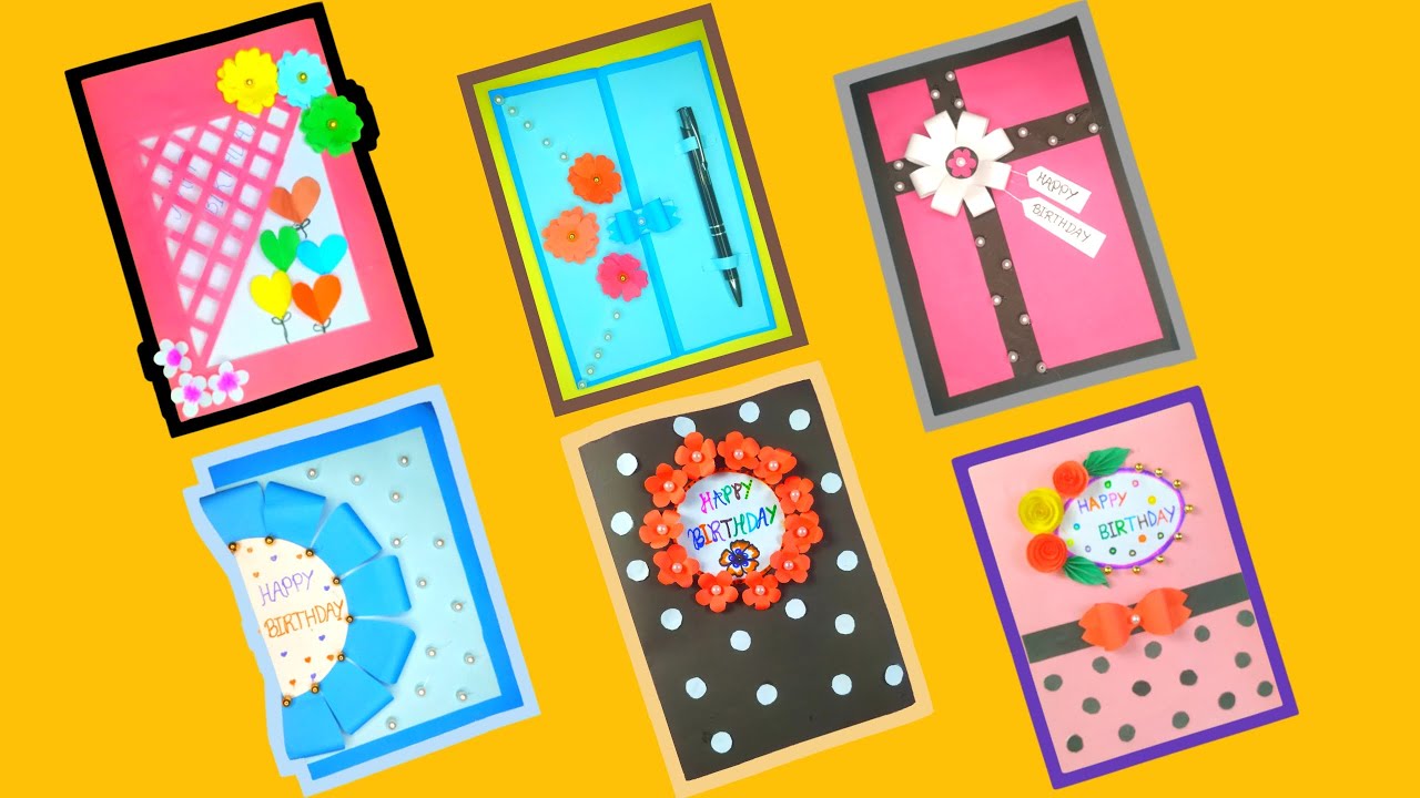 Birthday Card Making at home for your Special person।। Greeting card