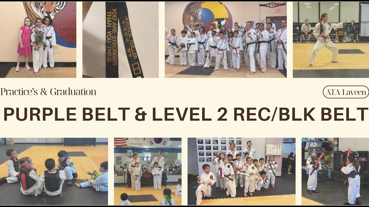 ATA Laveen Purple & Level 2 Recommended Black Belt | Practices ...