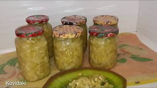 Домашние ананасы из кабачков. Рецепт. Домашние ананасы из кабачков. Рецепт.