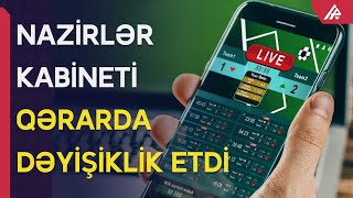 Mərc oyunları ilə bağlı YENİ QƏRAR - APA TV Resimi