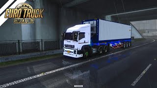 ไกล้ถึงแล้ว!! ลุยฝนไปขึ้นของให้ทัน • Euro Truck Simulator 2 screenshot 2