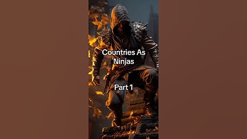 IF COUNTRIES WERE NINJA WARRIORS (part 1) #ai #aiart #midjourney #shorts #ninja
