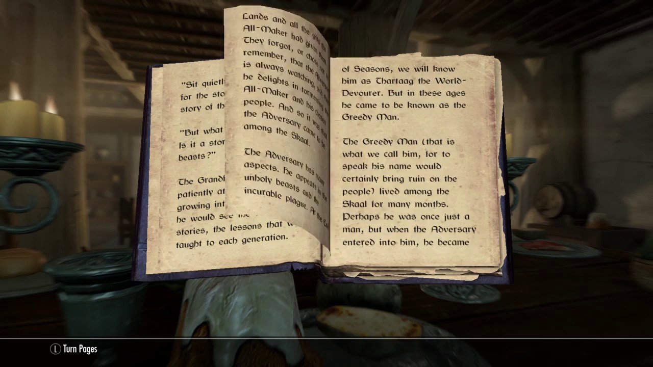 Skyrim Snowball reads AEVAR STONE SINGER