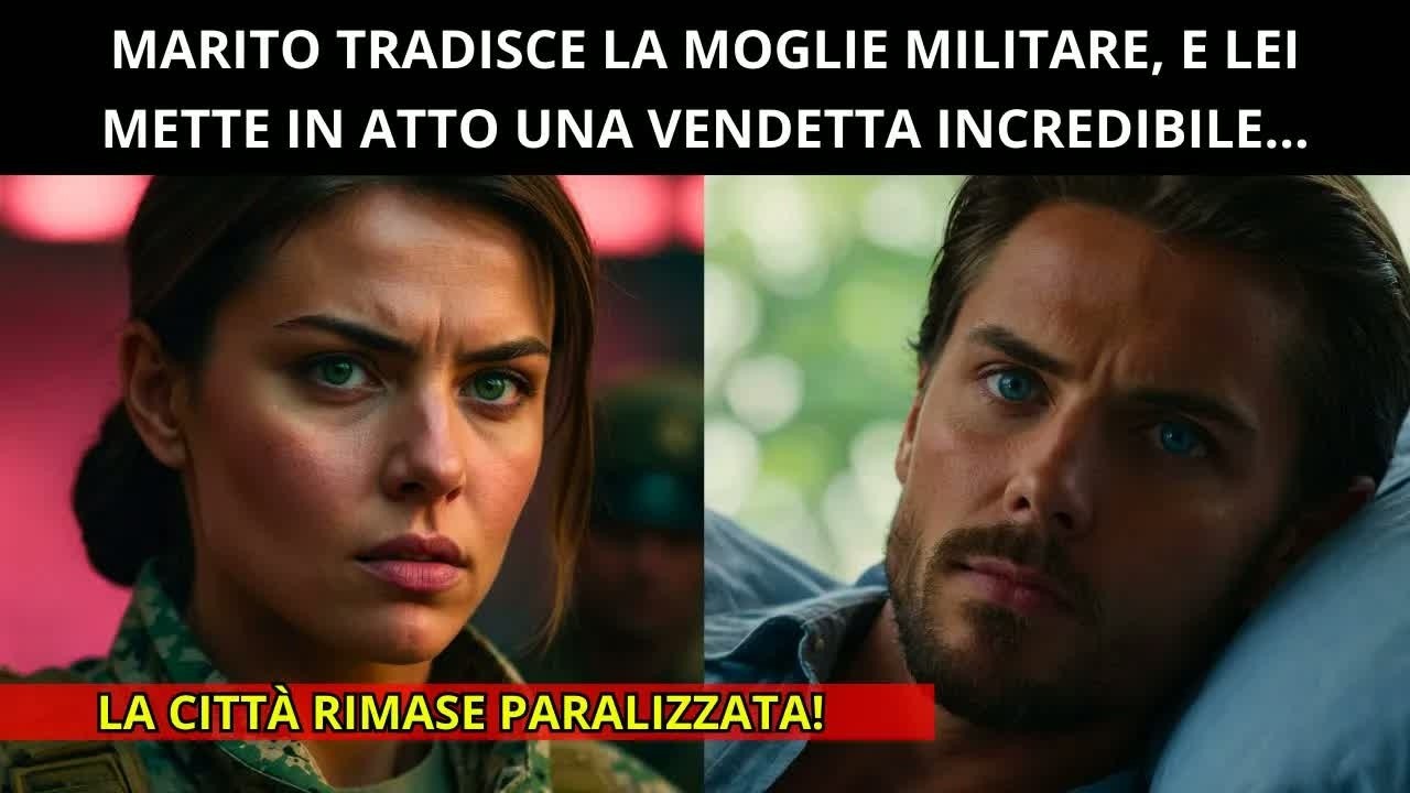 MARITO TRADISCE LA MOGLIE MILITARE  LA SUA VENDETTA SI È DIFFUSA IN TUTTA LA CITTÀ