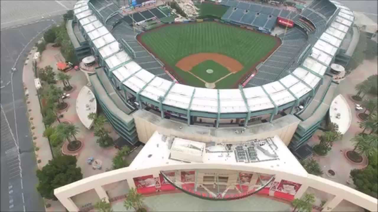 Aerial View of Angel stadium YouTube
