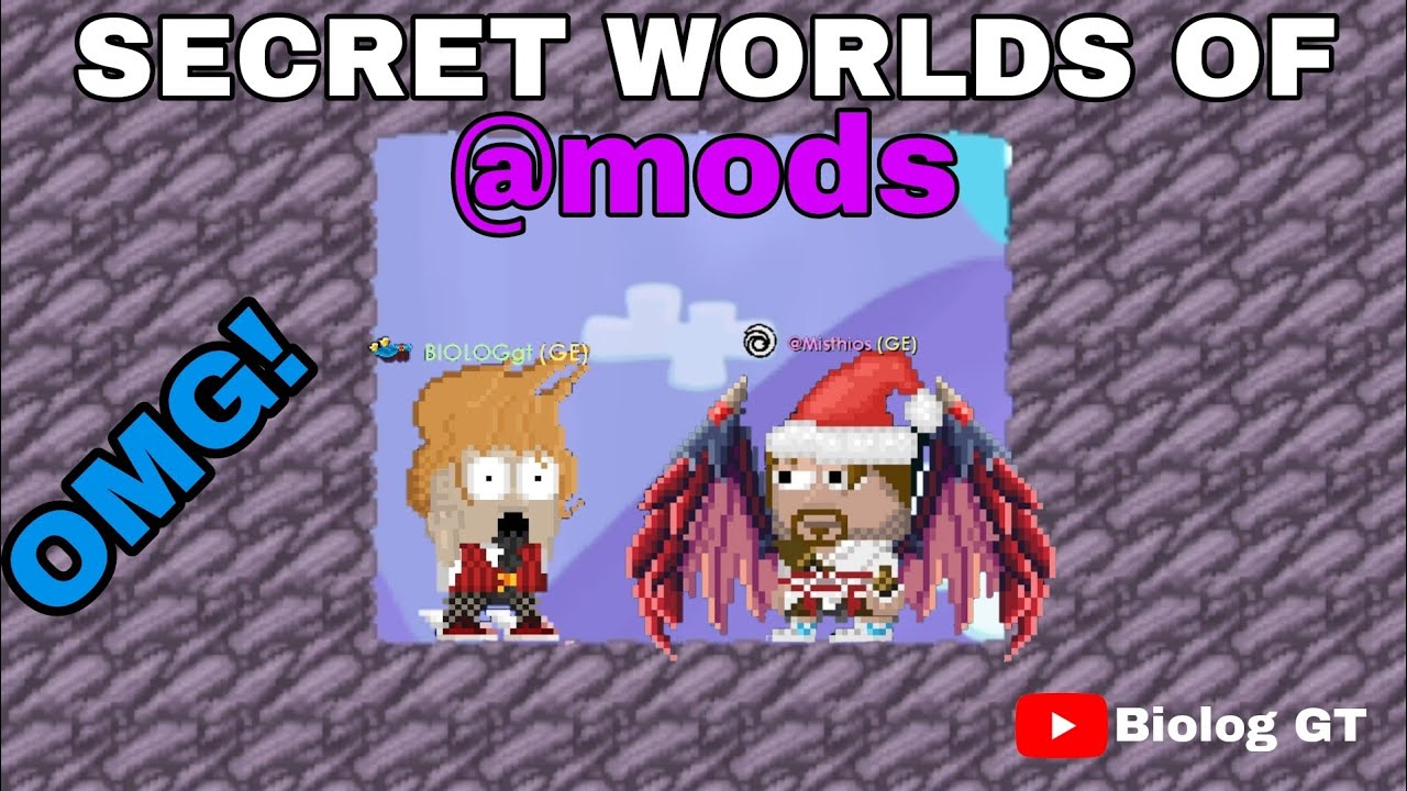 Secret Worlds Of @MODS! #2 😱 | Growtopia