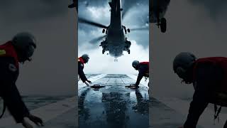 The Helicopter's Rotor Almost Hit The Deck 😳🚁