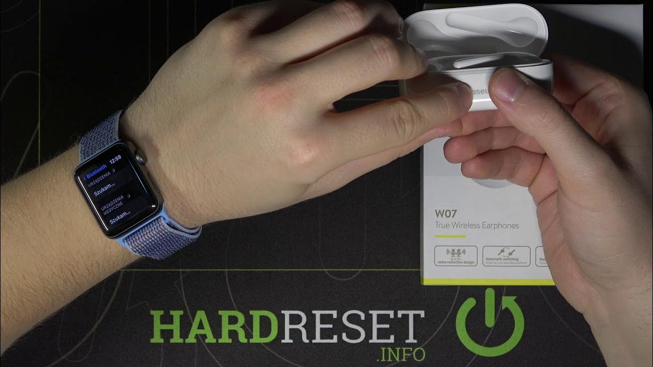 How to Connect Baseus Encok S09 to Apple Watch Set / Pair Besus Headphones YouTube
