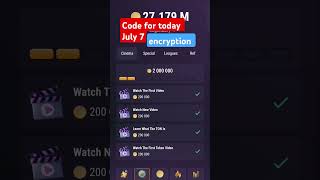 tapswap code July 7- encryption - #tapswap #highlights #philippines